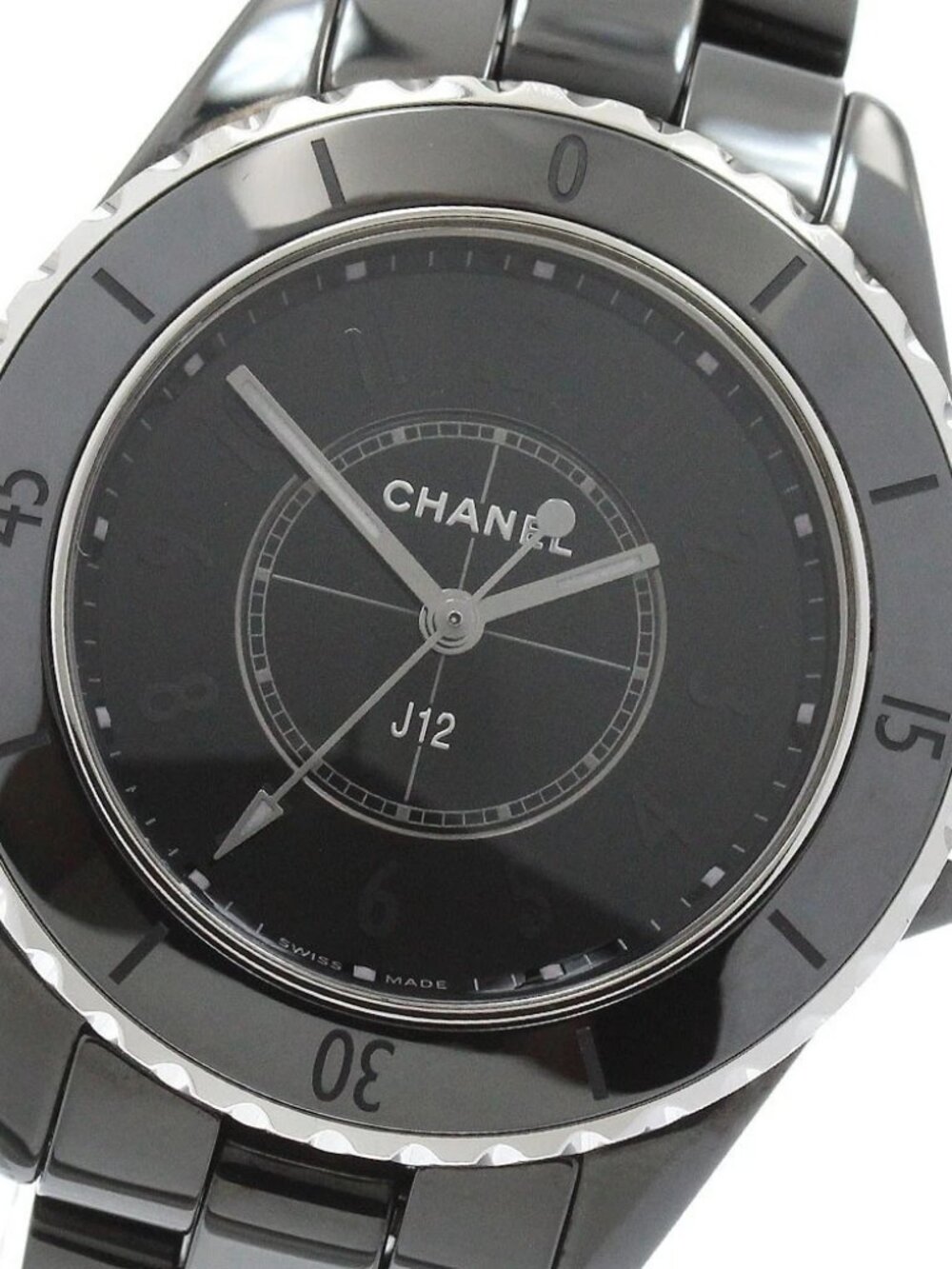 CHANEL J12 phantom H6346 black Dial Quartz Ladies Watch_967529